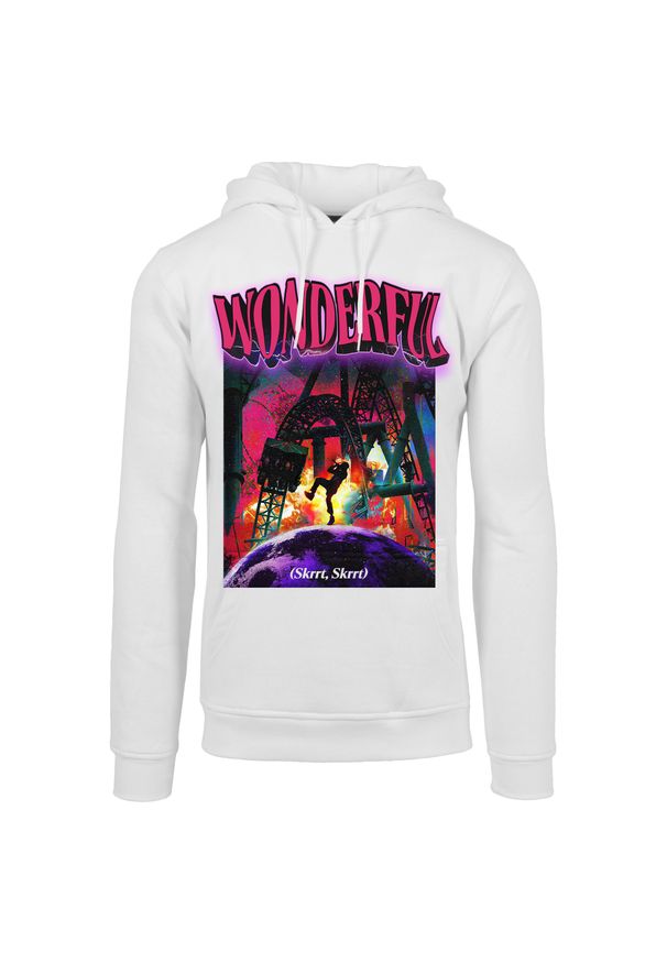 Bluza z kapturem Urban Classics Wonderful. Typ kołnierza: kaptur. Kolor: biały