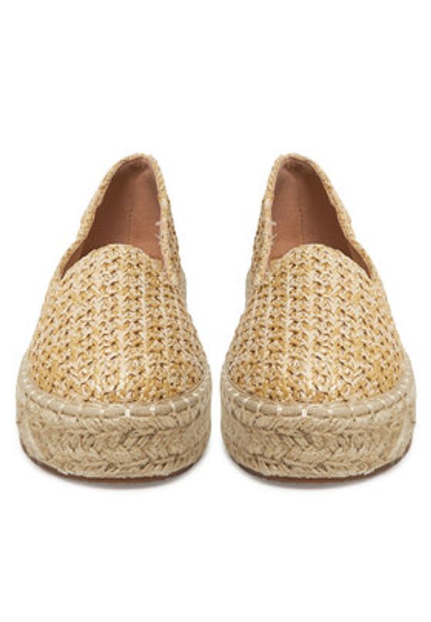 DeeZee Espadryle ZYLS129 Beżowy. Kolor: beżowy. Materiał: materiał