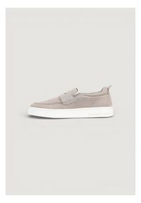 Armani Exchange Loafersy XM002632 AF19687 Z1030 Beżowy. Kolor: beżowy. Materiał: zamsz, skóra #3