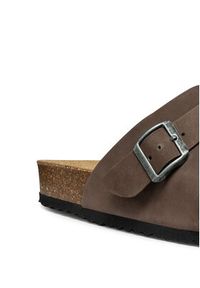 Geox Klapki U Sandal Ghita U559VC 00032 C6024 Brązowy. Kolor: brązowy. Materiał: nubuk, skóra #5