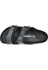 Klapki Birkenstock Arizona Eva M 129421 czarne. Kolor: czarny. Materiał: syntetyk, zamsz, materiał. Styl: klasyczny #2