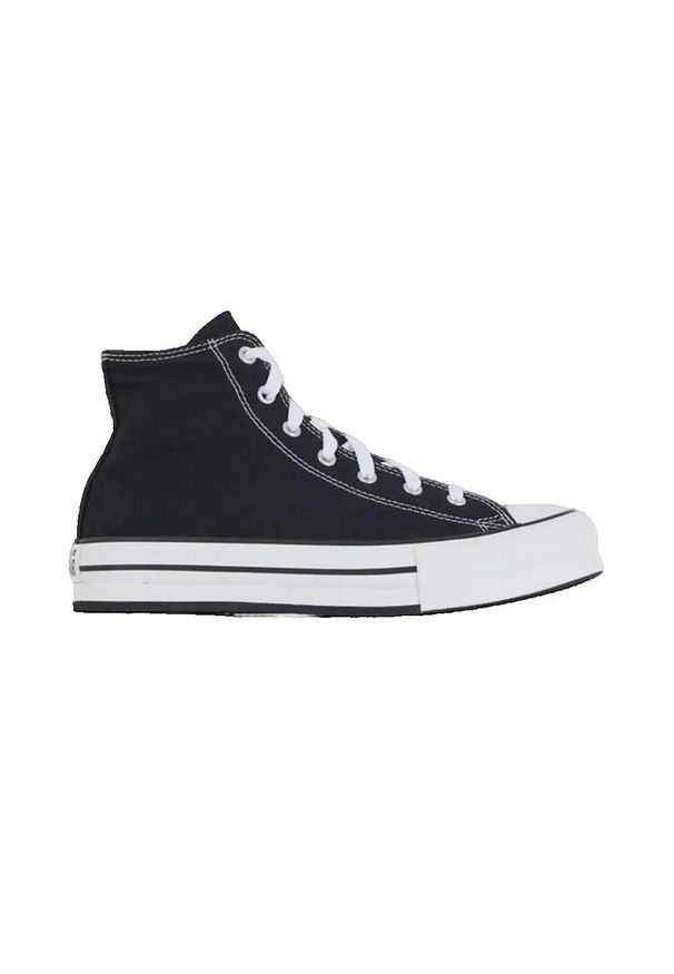 Tenisówki Converse Model Chuck Taylor All Star Platform Kolor Czarny. Kolor: czarny. Materiał: tkanina, materiał. Obcas: na platformie. Model: Converse All Star. Sport: skateboard
