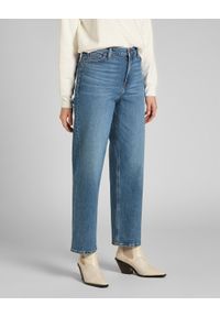 Lee - LEE WIDE LEG LONG DAMSKIE SPODNIE JEANSOWE VINTAGE LEWES L31ZMWMQ 112139891. Styl: vintage