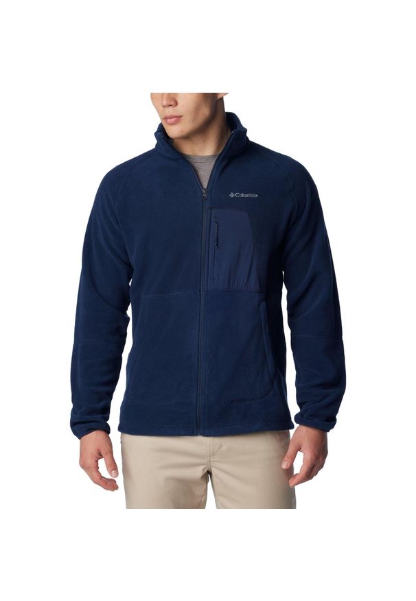 columbia - Polar Sportowy Męski Columbia Rapid Expedition Full Zip Fleece. Kolor: niebieski. Materiał: polar