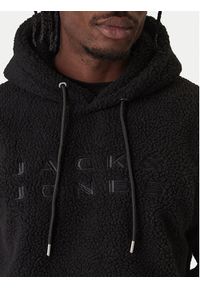 Jack & Jones Bluza Flare Teddy 12285678 Czarny Relaxed Fit. Kolor: czarny. Materiał: syntetyk #3