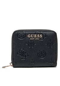 Guess Mały Portfel Damski SWPG93 49137 Czarny. Kolor: czarny. Materiał: skóra