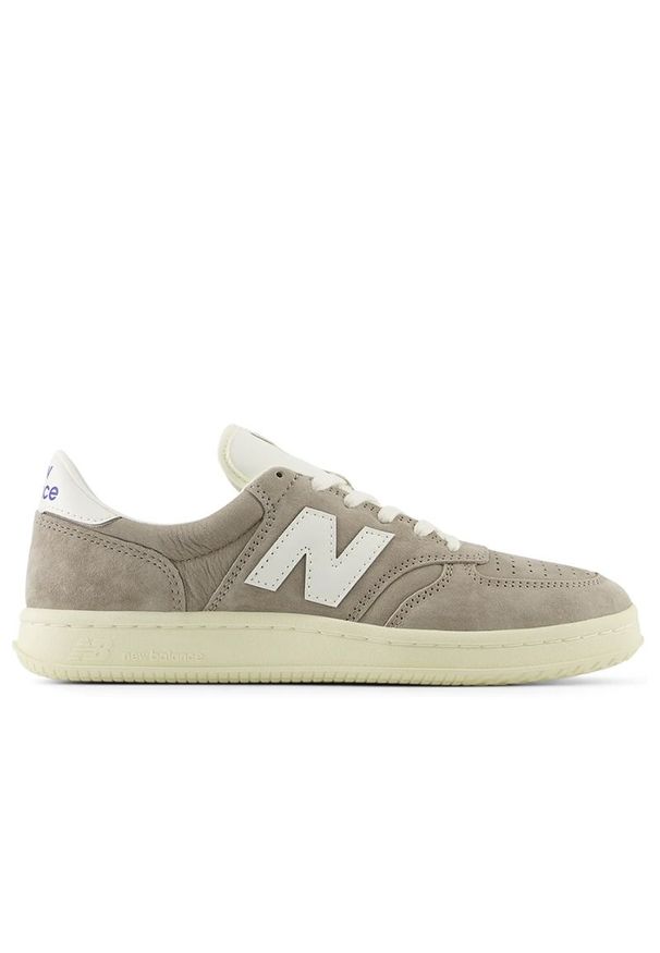 Buty New Balance CT500CJ - beżowe. Okazja: na co dzień. Kolor: beżowy. Materiał: materiał, syntetyk, guma, skóra. Szerokość cholewki: normalna