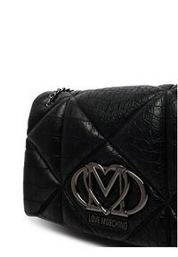 Love Moschino - LOVE MOSCHINO Torebka JC4041PP1PLF1000 Czarny. Kolor: czarny. Materiał: skórzane #5