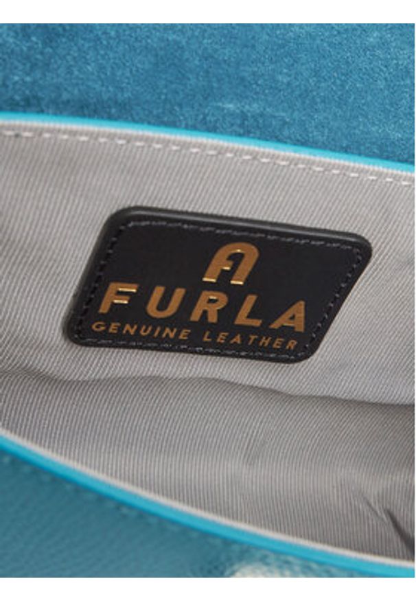 Furla Torebka 1927 WE00423 ARE000 TR400 Turkusowy. Kolor: turkusowy. Materiał: skórzane