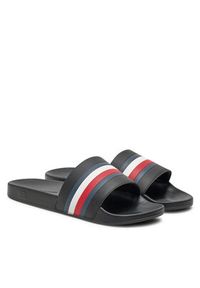 TOMMY HILFIGER - Tommy Hilfiger Klapki FM0FM05233 Czarny. Kolor: czarny