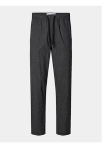 Selected Homme Spodnie materiałowe 16090956 Szary Slim Tapered Fit. Kolor: szary. Materiał: bawełna #4