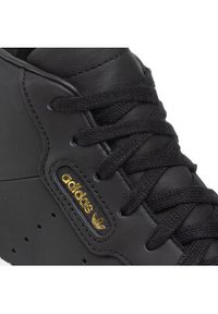 Adidas - adidas Sneakersy Sleek Mid W EE4727 Czarny. Kolor: czarny. Materiał: skóra