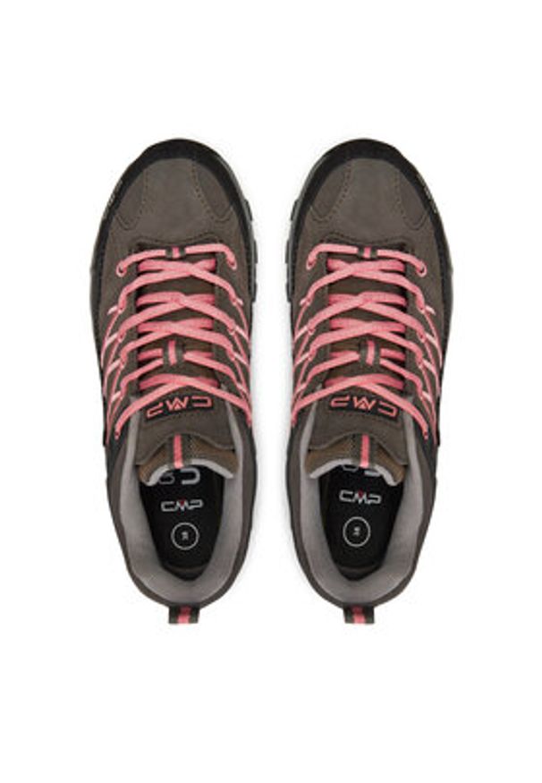 CMP Trekkingi Rigel Low Wnm Wp 3Q13246 Szary. Kolor: szary. Materiał: zamsz, skóra