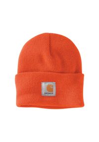Czapka zimowa Carhartt Acrylic Watch Hat. Kolor: pomarańczowy. Sezon: zima. Styl: sportowy