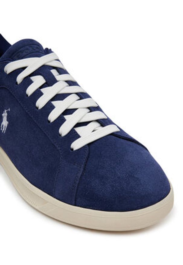 Polo Ralph Lauren Sneakersy Heritage Court II 809960930003 Granatowy. Kolor: niebieski. Materiał: zamsz, skóra