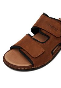 Rieker Klapki CEO-25559-25 Brązowy. Kolor: brązowy. Materiał: zamsz, skóra #3