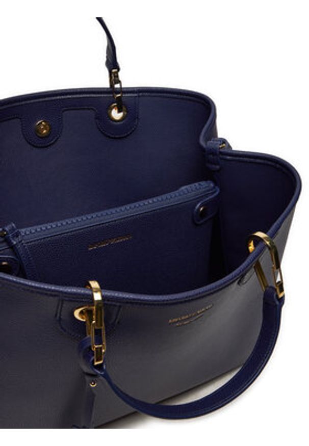 Emporio Armani Torebka EW000360 AF12036 MB051 Granatowy. Kolor: niebieski. Materiał: skórzane