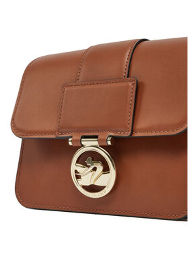 Longchamp Torebka 10174HAU Brązowy. Kolor: brązowy. Materiał: skórzane