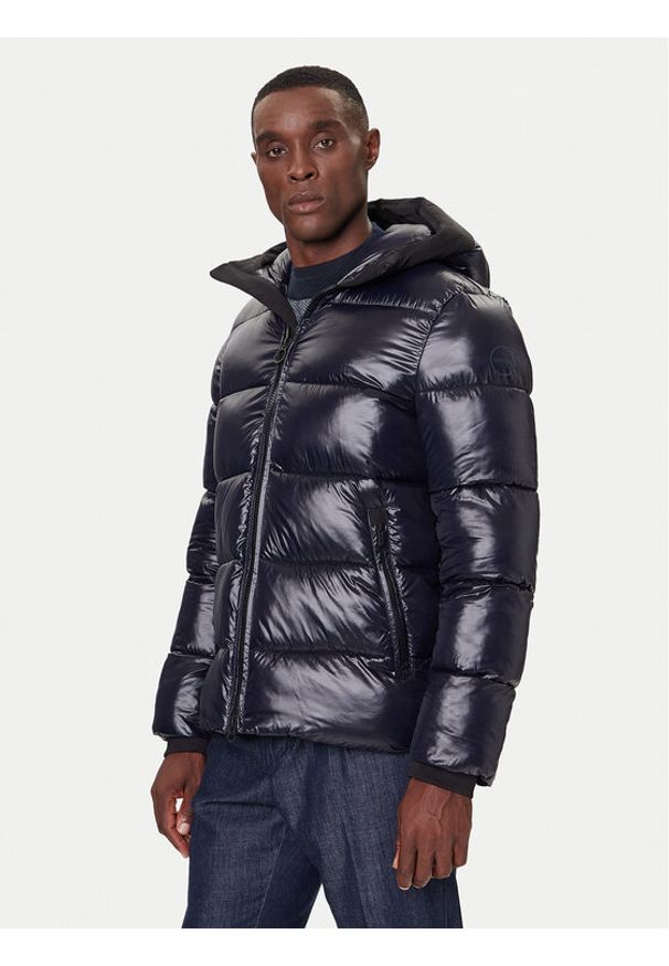 Geox Kurtka zimowa Spherica M5628H T3121 F1624 Granatowy Regular Fit. Kolor: niebieski. Materiał: syntetyk. Sezon: zima