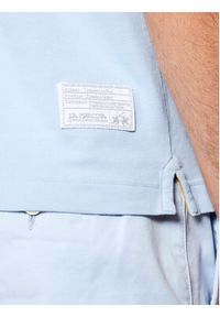 La Martina Polo CCMP01 PK001 Błękitny Regular Fit. Typ kołnierza: polo. Kolor: niebieski. Materiał: bawełna #4