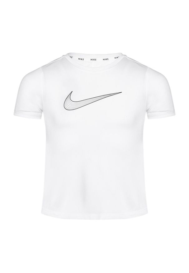 Koszulka dziecięca Nike Dri-Fit One SS Training. Kolor: biały. Technologia: Dri-Fit (Nike)