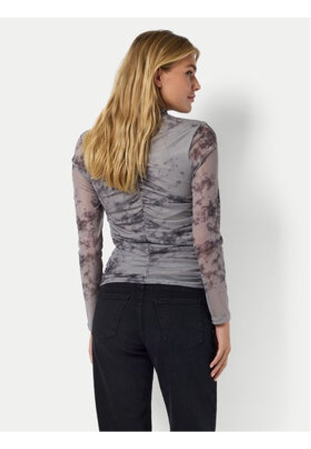Noisy may - Noisy May Bluzka Iggy 27031592 Szary Slim Fit. Kolor: szary. Materiał: syntetyk