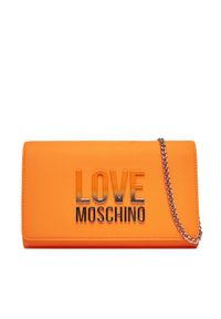 Love Moschino - Torebka LOVE MOSCHINO. Kolor: pomarańczowy