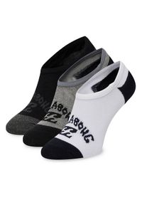Billabong Zestaw 3 par stopek męskich AS_BILLABONG_01S_SS25 (3-PACK) Czarny. Kolor: czarny. Materiał: materiał, bawełna
