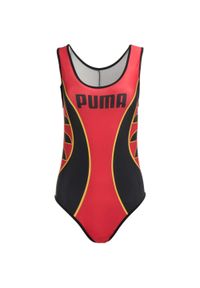 Sweter Sportowy Puma Damski - Oddychający i Szybkoschnący. Kolor: czerwony, żółty, wielokolorowy, czarny. Materiał: poliester. Sport: bieganie #1