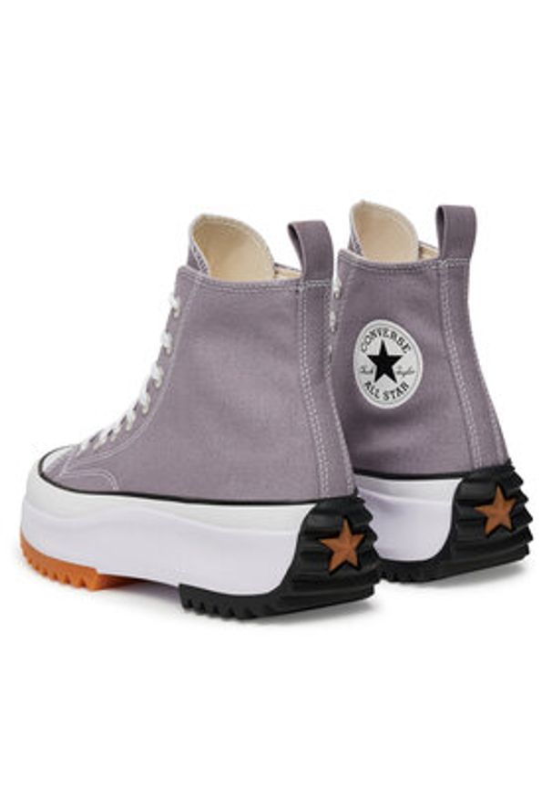 Converse Trampki Run Star Hike Platform A10666C Szary. Kolor: szary. Materiał: materiał. Obcas: na platformie
