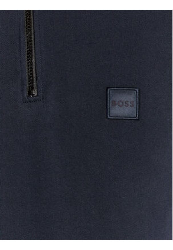 BOSS - Boss Bluza Zetrust 50468926 Granatowy Regular Fit. Kolor: niebieski. Materiał: bawełna