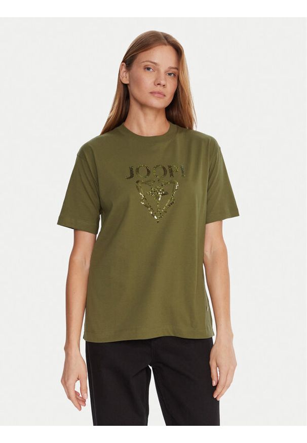 JOOP! T-Shirt 58 253JE58Tomma 30047768 Zielony Regular Fit. Kolor: zielony. Materiał: bawełna