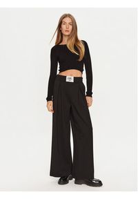 ViCOLO Spodnie materiałowe TS0378 Czarny Regular Fit. Kolor: czarny. Materiał: syntetyk #3