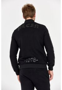 Philipp Plein - PHILIPP PLEIN Czarny dres męski gothic. Kolor: czarny. Materiał: dresówka. Sport: bieganie #7