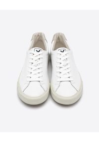 Veja - VEJA - Skórzane sneakersy Esplar. Zapięcie: sznurówki. Kolor: biały. Materiał: zamsz, guma, materiał. Wzór: gładki #7