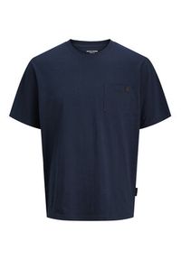 Jack & Jones T-Shirt Dover 12288897 Granatowy Relaxed Fit. Kolor: niebieski. Materiał: bawełna #3