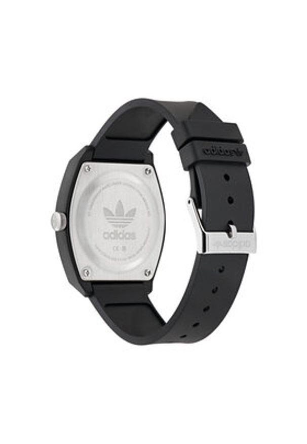 Adidas - adidas Zegarek AO Street Project Two AOST25549 Czarny. Kolor: czarny. Styl: street