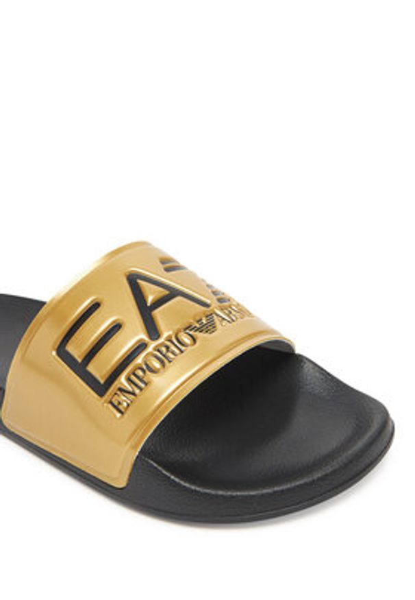 EA7 Emporio Armani Klapki 7X000108 AF15118 MZ097 Złoty. Kolor: złoty. Materiał: syntetyk