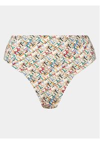 TOMMY HILFIGER - Tommy Hilfiger Dół od bikini UW0UW05271 Kolorowy. Materiał: syntetyk. Wzór: kolorowy #3