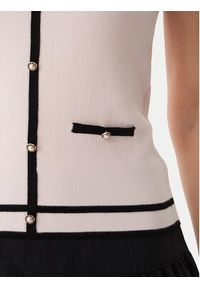 Morgan Sweter 261-MTOIRI Różowy Regular Fit. Kolor: różowy. Materiał: wiskoza #5