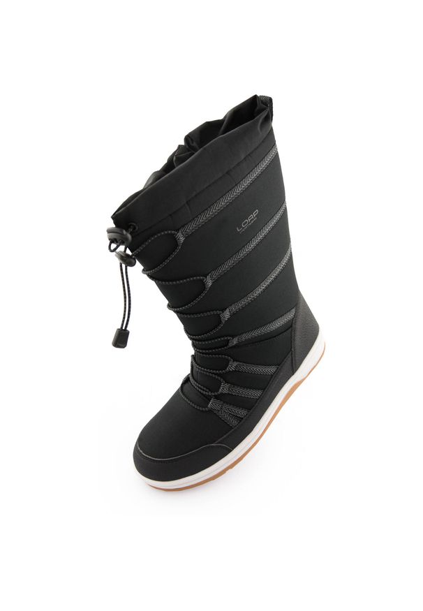 ALPINE PRO - Wodoodporne damskie buty zimowe Loap Miza Czarne 41. Kolor: czarny. Materiał: futro, materiał. Sezon: zima. Styl: sportowy, elegancki