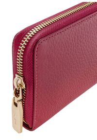 Ochnik - Duży różowy skórzany portfel damski. Kolor: różowy. Materiał: skóra #2