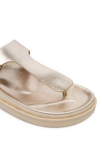 Patrizia Pepe Japonki PPJ405.27 Złoty. Kolor: złoty. Materiał: skóra #6