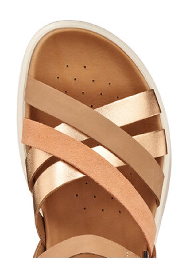 Geox Sandały D Xand 2S D35PAB 043CF C8391 Brązowy. Kolor: brązowy. Materiał: skóra