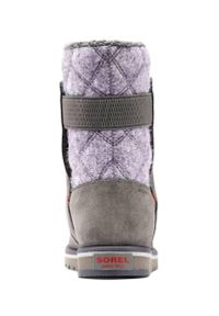 sorel - Buty zimowe dla dzieci Sorel RYLEE WP śniegowce. Kolor: zielony. Sezon: zima