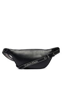 Calvin Klein Nerka Bold Logo Webbing Waistbag LV04D3630G Czarny. Kolor: czarny. Materiał: skóra #2