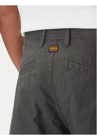 G-Star RAW - G-Star Raw Spodnie materiałowe R-3N D25224-D191 Szary Straight Fit. Kolor: szary. Materiał: bawełna #5