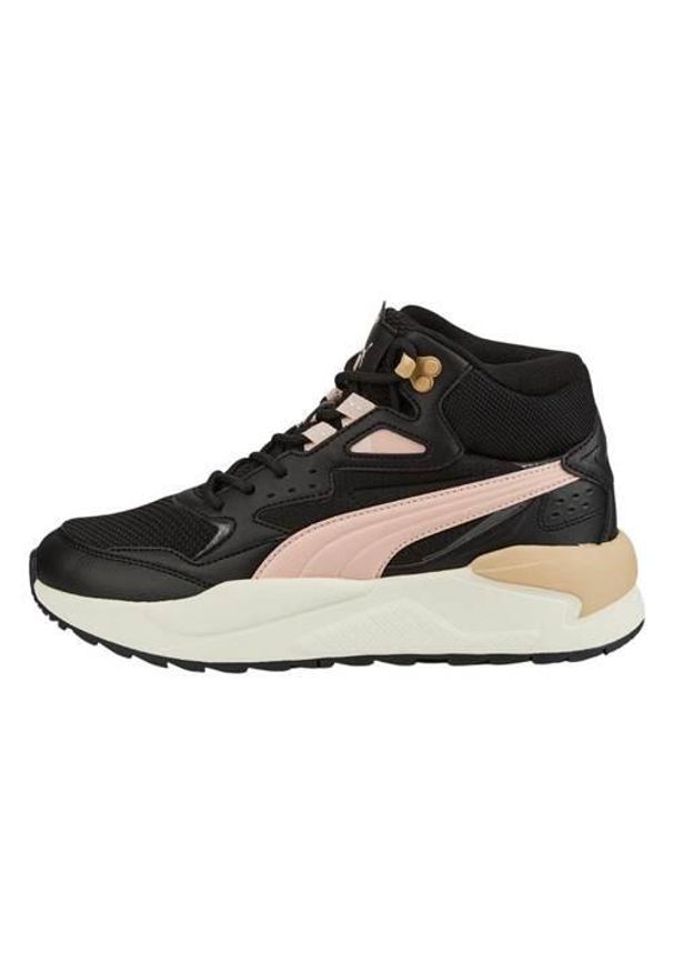 Buty do chodzenia damskie Puma Xray Speed Mid Wtr. Wysokość cholewki: za kostkę. Zapięcie: sznurówki. Kolor: czarny. Materiał: materiał, syntetyk, guma. Szerokość cholewki: normalna. Sport: turystyka piesza
