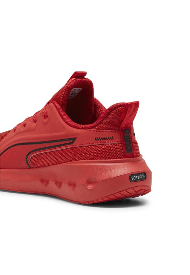 Puma - Buty do biegania SOFTRIDE Carson PUMA For All Time Red Black. Kolor: czerwony, wielokolorowy, czarny. Sport: bieganie