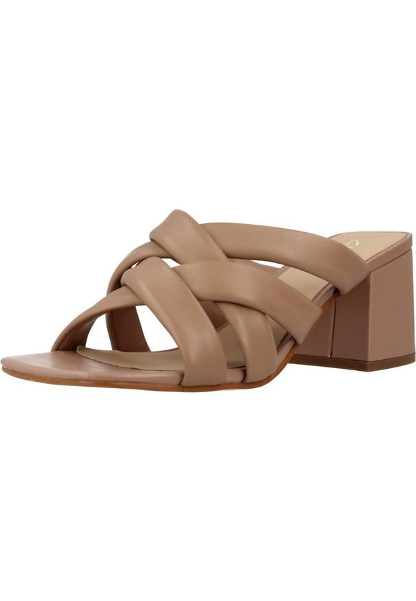 Clarks - Sandały CLARKS SHEER65 STEP Beżowy. Kolor: beżowy. Materiał: syntetyk, skóra. Sezon: lato